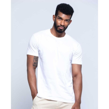 T-shirt basic da uomo con maniche corte, 100% cotone.