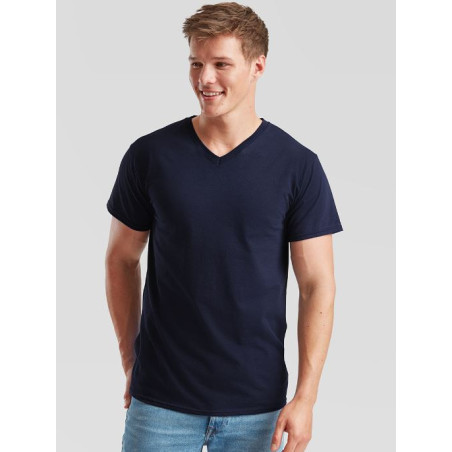 T-Shirt Uomo Manica Corta Collo a V Valueweight 610660